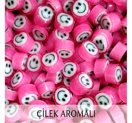 GÜLENYÜZ DESENLİ AKİDE ŞEKERİ - PEMBE - 1KG